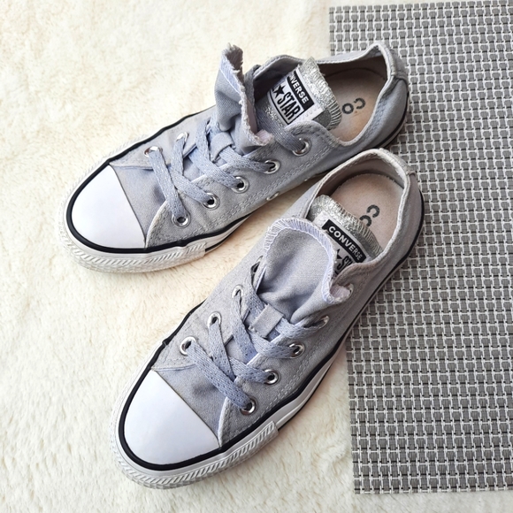 Converse Chuck Taylor All Star Low Top Sneaker Sparkle Double Tongue 5 - Picture 3 of 12